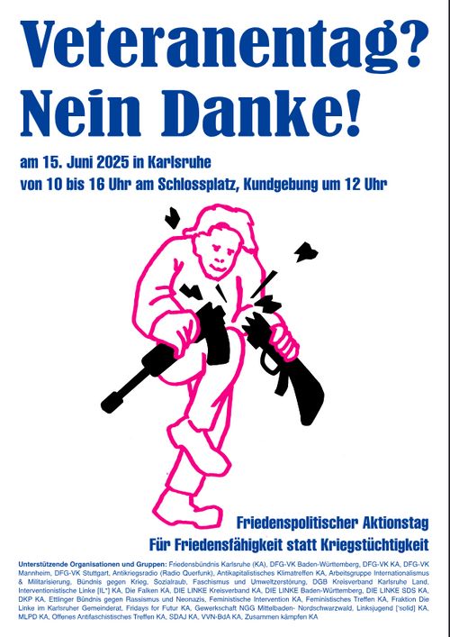 Veteranentag – Nein Danke!