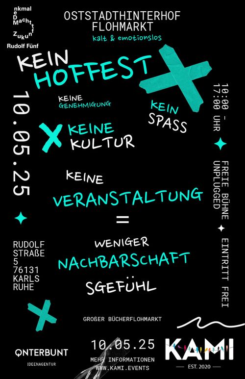 Oststadthinterhof-Flohmarkt: kalt und emotionslos