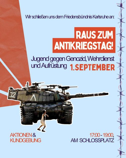 Raus zum Antikriegstag!
