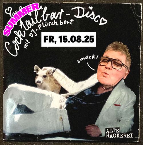 Summer Disko-Cocktailbar mit DJ Plüschbert
