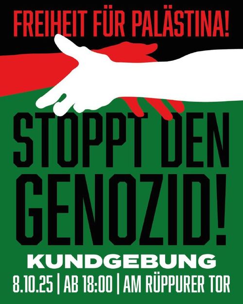 Kundgebung Freiheit für Palästina